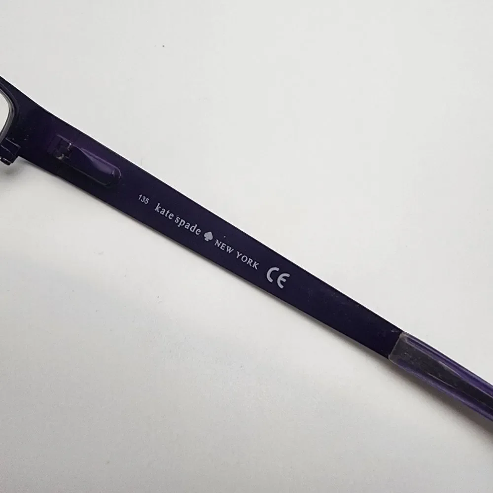 Kate Spade Jossina Purple Tortoiseshell Prescription Glasses Frames
